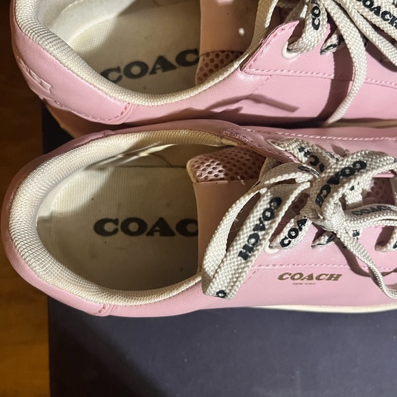 Coach tennis sneakers super cute pink. - Picture 4 of 5
